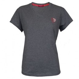 DonnayDonnayDames-V-NeckT-Shirt-Donkergrijsgemleerd