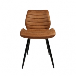 Bronx71IndustrileeetkamerstoelMorriscognac