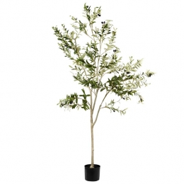 Beliani-OLIVETREE-Kunstplant-Groen-178cm-Synthetisch