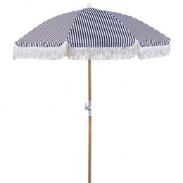Beliani-MONDELLO-Parasol-Zwart-Polyester