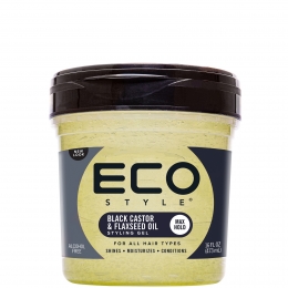 EcoStyleZwartCastorenVlaszaadolieStylinggel473ml