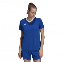 adidasEntrada22VoetbalshirtDamesBlauwWit