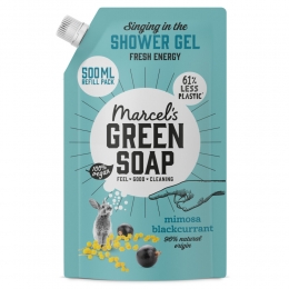 6xMarcelsGreenSoapDouchegelNavullingMimosaZwarteBes500ml