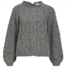 TruiObjectSmillaKnit-MediumGreyMelange