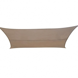 PractoGarden-Schaduwzeil-Rechthoek-Polyester-3x4m-Taupe