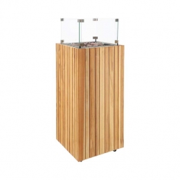 CosiFiresCosipillarsquaresfeerhaard-teak