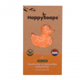 HappySoapsBabyKidsBodyOilBarLittleSunshine3x20gr