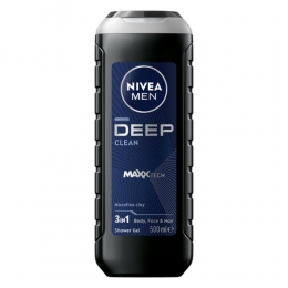 3xNIVEAMenDouchegelDeepClean500ml
