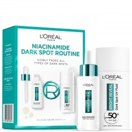 LOralParisBrightRevealNiacinamidePigmentvlekkenroutinemetSerumenUV-fluidSPF50