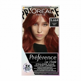 3xLOralPreferenceVividsPermanenteHaarkleuring5664CherryRed