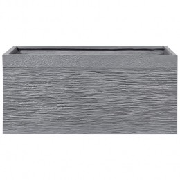 Beliani-MYRA-Plantenbak-Grijs-80cm-Klei-vezelmengsel