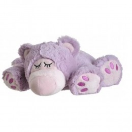 WarmiesWarmteknuffelSlapendeBeerRoze30cm
