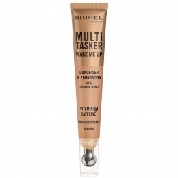 RimmelMulti-TaskerWakeMeUpFoundationenConcealer20mlVerschillendeTinten-050Sand