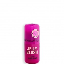 MakeupRevolutionJellyBlushStickLipandCheekStain55gVariousShades-CherryRed
