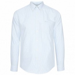 BENSHERMANOxfordCottonHerenHemdmetlangemouwen1012797-GROEN