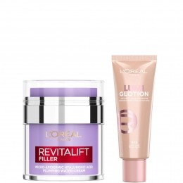 LOrealParisHyaluronicFillerWaterCreamLumiGlotionBundleVariousShades-902LightGlow