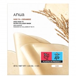 AnuaRice70GlowCollagenMask4Sheets38g