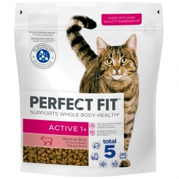 4xPerfectFitDroogvoerAdultActiveRund750gr