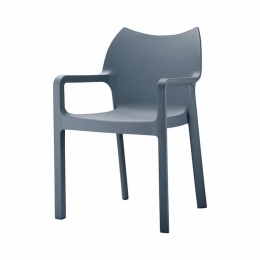 StoelDivadonkergrijskunststof