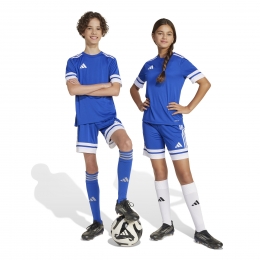 adidasSquadra25VoetbaltenueKidsBlauwWit