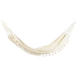 Beliani-VERCELLI-Hangmat-Wit-Katoen