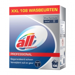 AllProfessionalWasmiddelPoederClassic-108WasbeurtenProFormula756kg