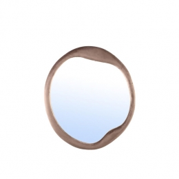 PTMDDonBrownVelvetMirrorOrganicRound