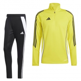 adidasTiro24Trainingspak14-ZipGeelZwartWit