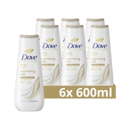 6xDoveDouchecrmeNourishingSilk600ml