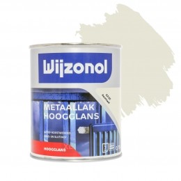 WijzonolMetaallakHoogglans9235Roomwit