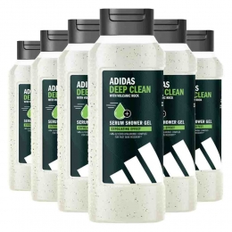 6xAdidasShowerGelActiveSkinMindDeepClean250ml