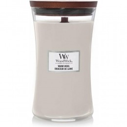 WoodWickGeurkaarsLargeWarmWool611gr