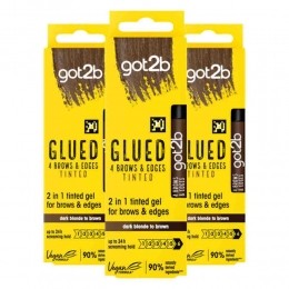3xGot2bGlued4BrowsEdgesTintedBrown16ml