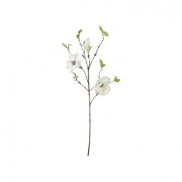 KunstMagnoliaWitmetgroeneblaadjes85cm