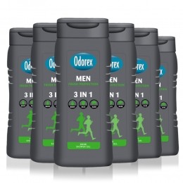 6xOdorexDouchegelForMen3-in-1FreshProtection300ml