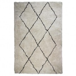LightLivingLightlivingVloerkleed300x200cmXAMURInaturel-zwart