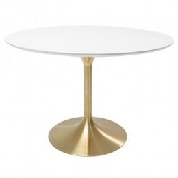 KareDesignInvitationTafel120Cm-Wit-Messing