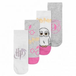 HarryPotterHedwigMixDamesSneakersokken4paren013331