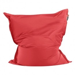 Beliani-FUZZY-Zitzakhoes-Rood-140x180cm-Nylon