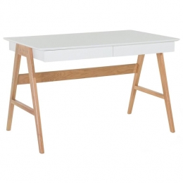 Beliani-SHESLAY-Bureau-Wit-MDF
