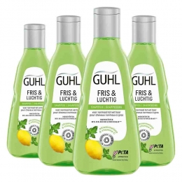 4xGuhlShampooFrisLuchtig250ml