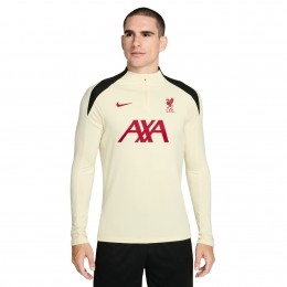 NikeLiverpoolStrikeTrainingstrui14-Zip2024-2025GebrokenWitRoodZwart