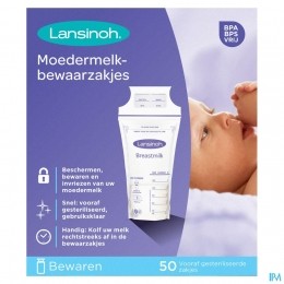 LansinohBewaarzakjesMoedermelk50Zakjes