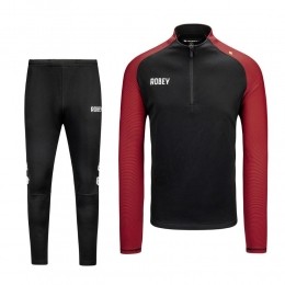 RobeyPerformanceHalf-ZipTrainingspakZwartRood