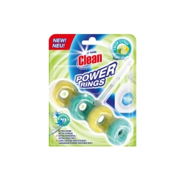 6xAtHomeToiletblokPowerRingsFreshCitrus40gr