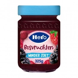 HeroJamMinderZoetBosvruchten325gr