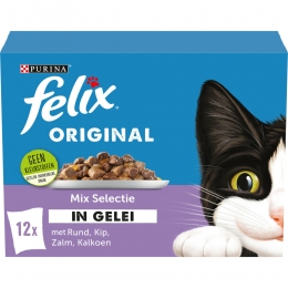 4xFelixOriginalMixSelectieinGelei7Jaar12x85gr