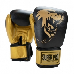 SuperProCombatGearUndisputedPunchingBagBokshandschoenen-ZwartGoud-XL
