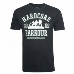 HETKANTOORHardcoreParkourHerenT-shirtUNMTS033BLK