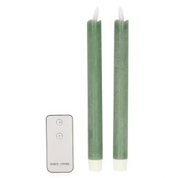 AnnaapossCollectionLEDdinerkaarsen-2x-jadegroen-23cm